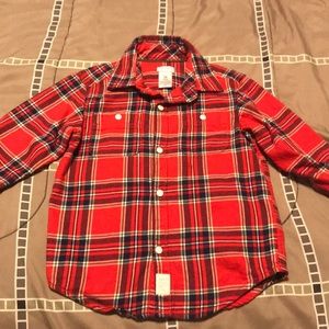 Carters toddler boy size 3T flannel shirt
